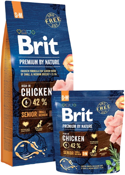BRIT PREMIUM Dog by Nature Senior S/M 3kg