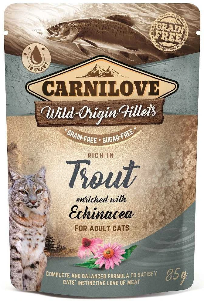 Carni Love Carnilove konservai katėms maiš. upėtakis Echinacea 85g