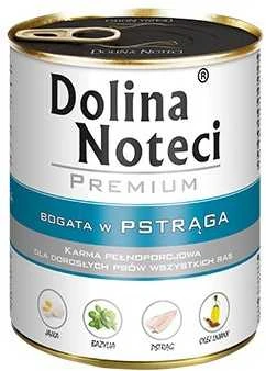 Visavertis konservuotas pašaras visų veislių suaugusiems šunims Dolina Noteci PREMIUM su upėtakiu 800g