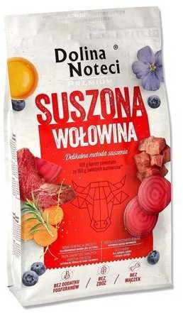 DOLINA NOTECI Premium jautienos – džiovintas šunų maistas – 9kg