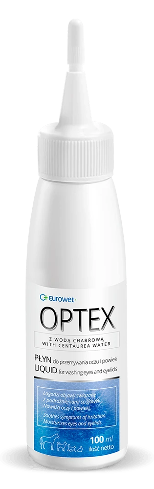 EWE EUROWET Optex – skystis akių valymui šunims ir katėms – 100 ml