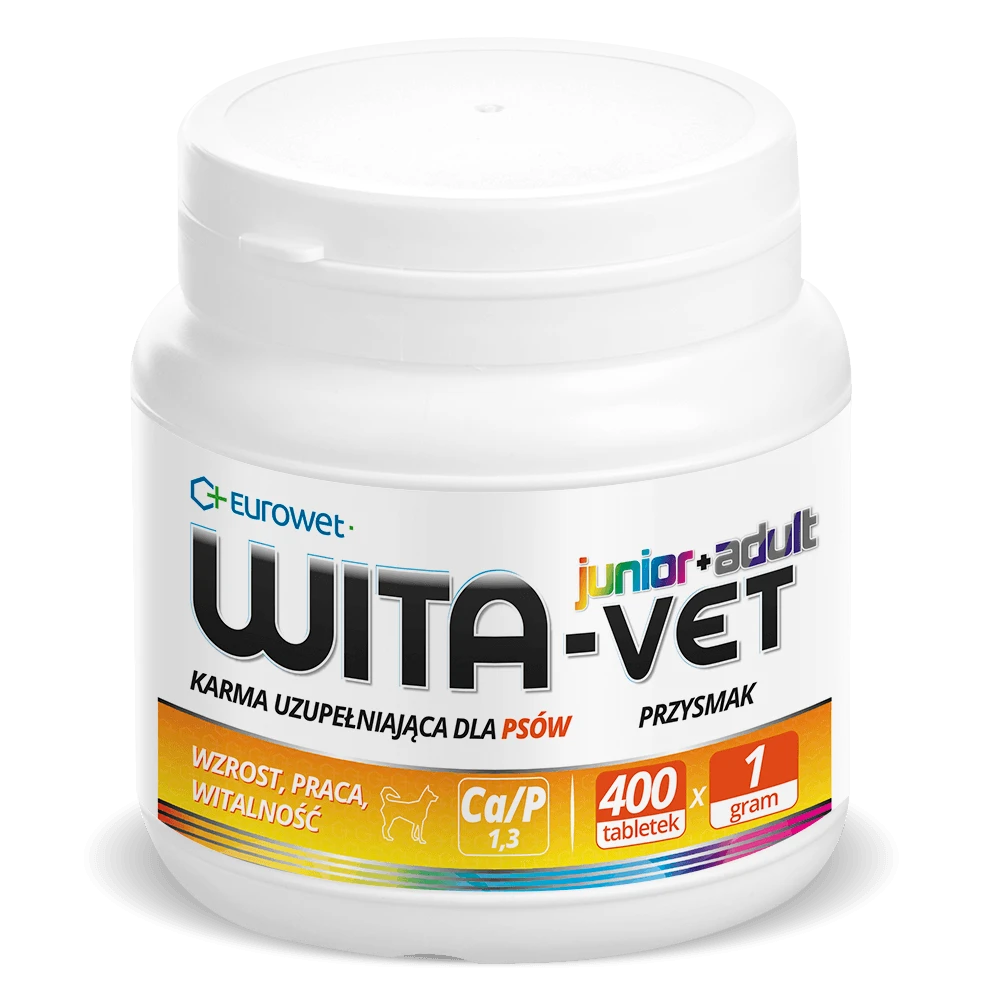 EUROWET Wita-Vet Complex - supplements for dogs - 400 tablets
