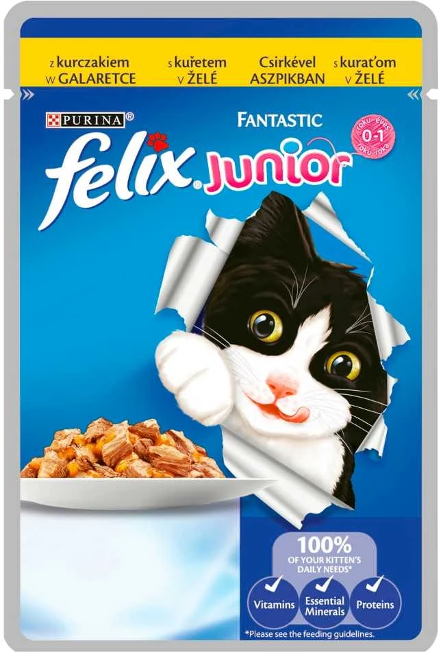 Purina Nestle Drėgnas Kačių Maistas - Felix 85 g
