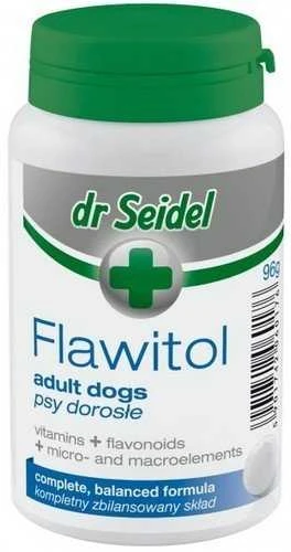 Dermapharm DR SEIDEL Flawitol - tabletės suaugusių šunų būklei pagerinti 60 tab.