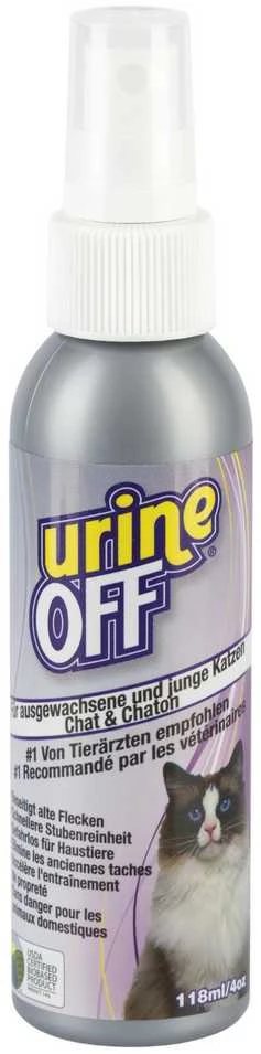 Urine OFF Cat 118ml purškiama priemonė kačių šlapimo kvapui ir dėmėms naikinti