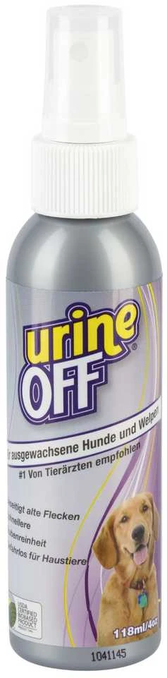 Urine OFF Dog 118 ml purškiama priemonė šunų šlapimo kvapui ir dėmėms naikinti
