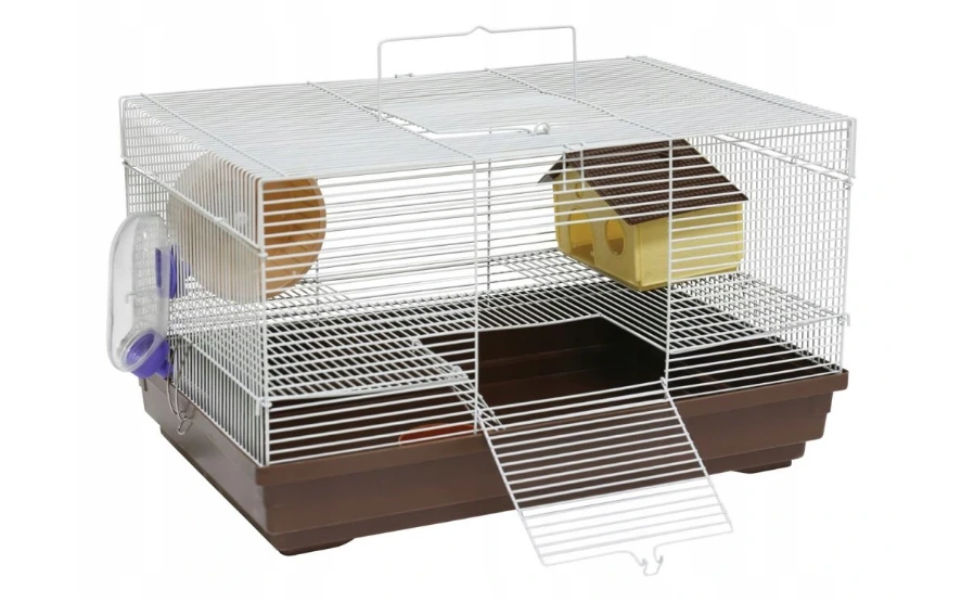 Panama Pet Panama Pet graužikų narvas 47x30x27 cm baltas / rudas