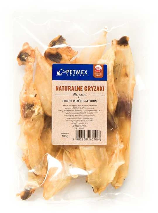 Šunų Skanėstai - Petmex Triušio Ausis 100g