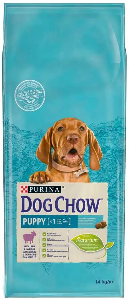Purina DOG CHOW Puppy su ėriena 14kg