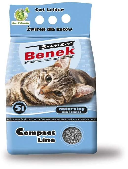 Certech Super Benek Compact Natural - kačių kraiko suspaudimas 10 l