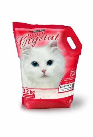 SUPER BENEK Crystal Compact - Kačių kraikas - 7,6 l