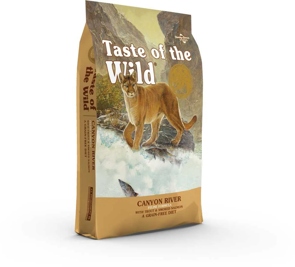 Taste of the Wild Cat Canyon River sausas maistas katėms 2kg