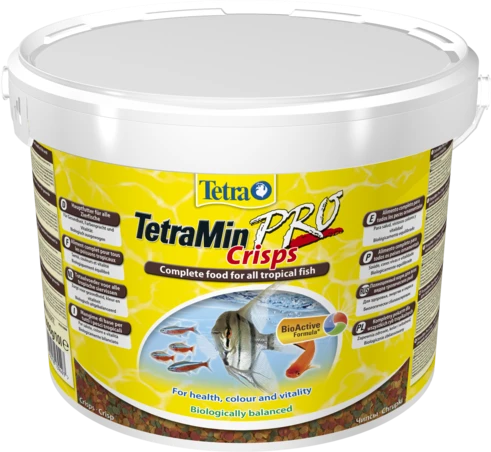 TetraMin Crisps 10l pašaras visoms dekoratyvinėms žuvims