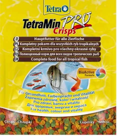 TetraMin Crisps 12g pagrindinis pašaras visoms dek. žuvi