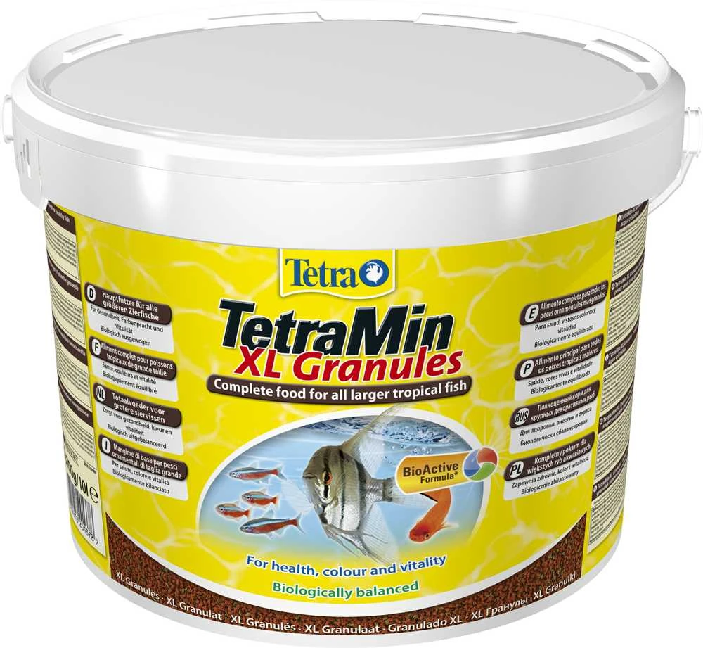 TetraMin XL Granules 10L 1 MH pašaras didelėms dekoratyvinėms žuvims