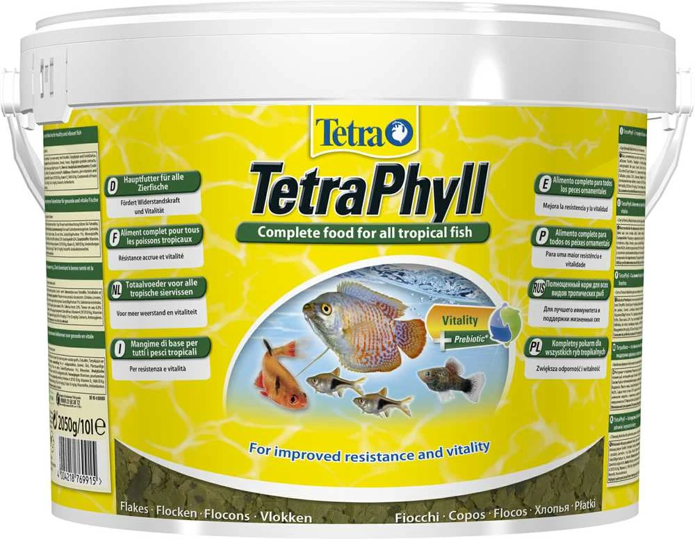 Tetra Phyll dribsniai 10 l
