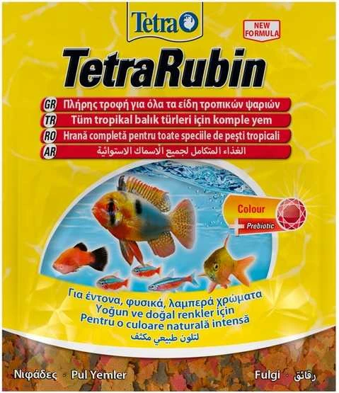 TetraRubin 12g pašaras dekor. žuvims ryškinantis spalvą