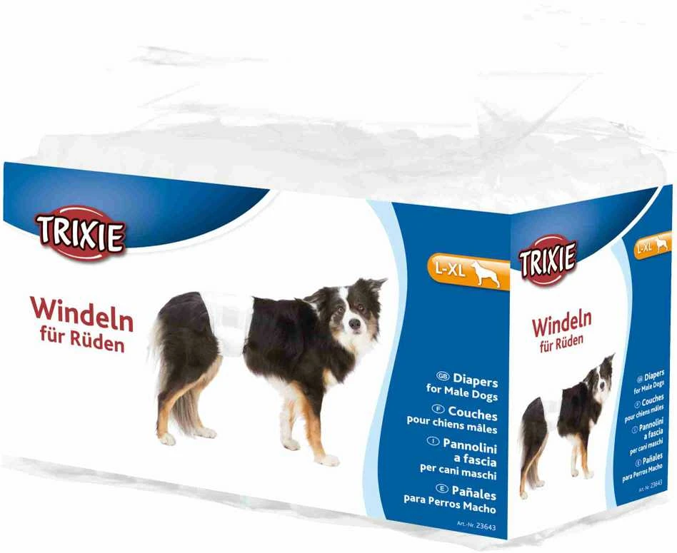 Trixie Sauskelnės šunų patinams L-XL, 1vnt. 60-80 cm