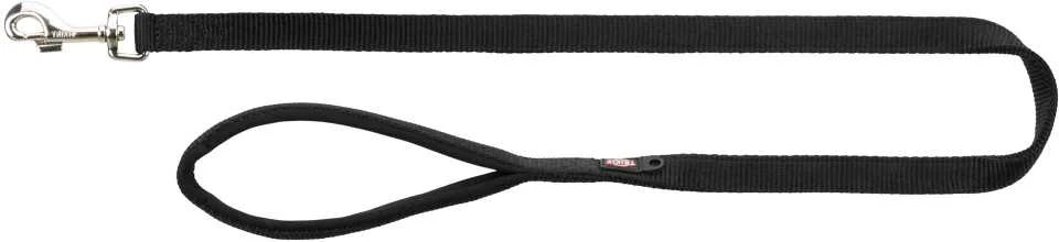 Trixie Nailoninis pavadis Premium, XS–S 1.20 m/15 mm, juodas