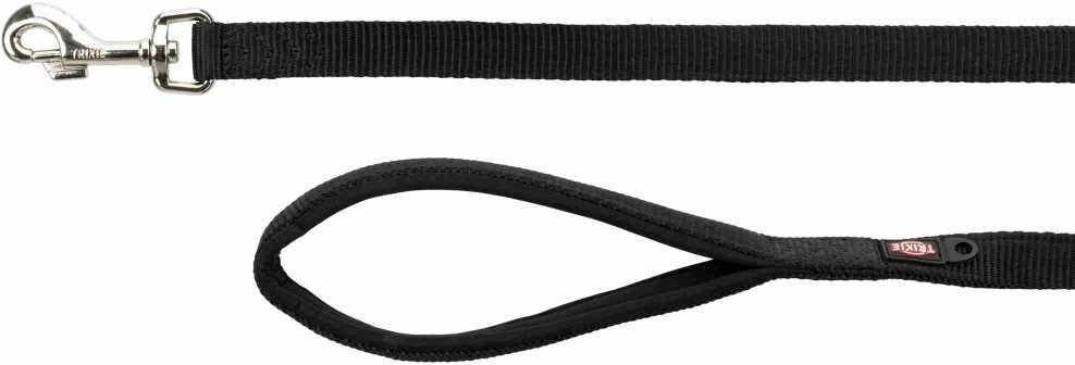 Trixie Nailoninis pavadis Premium, XS–S 1.20 m/15 mm, juodas