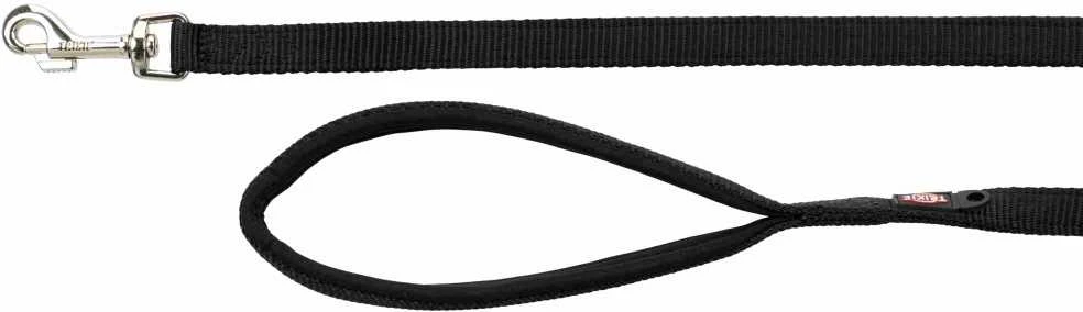 TRIXIE Premium pavadys, M-L 1m/20mm, juodas