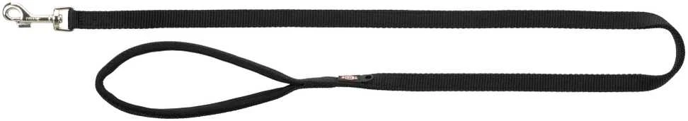 TRIXIE Premium pavadys, M-L 1m/20mm, juodas