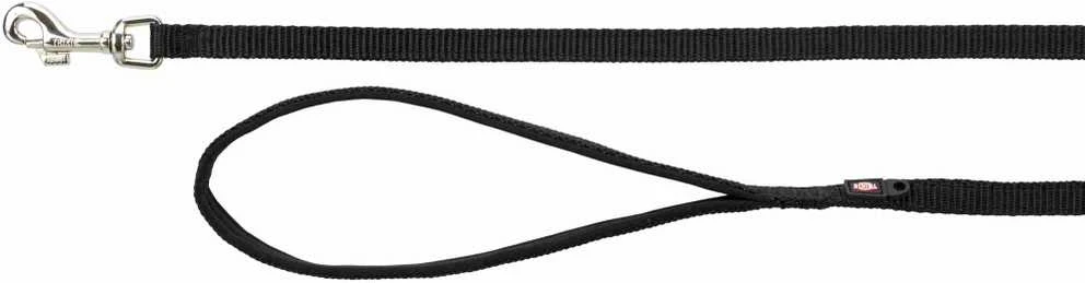 TRIXIE Premium pavadys, L-XL 1m/25mm, juodas