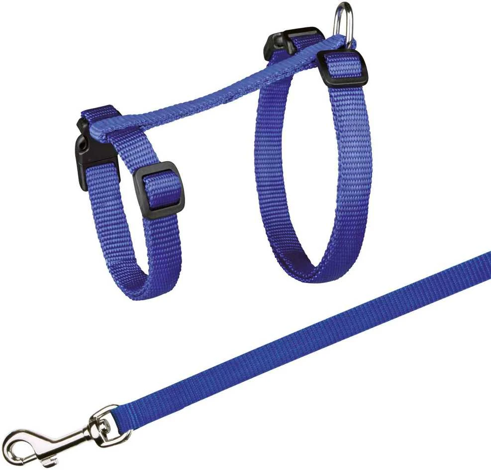 TRIXIE Kačių petnešos su pavadėliu, XXL, 34-57 cm-13 mm, 1.20 m