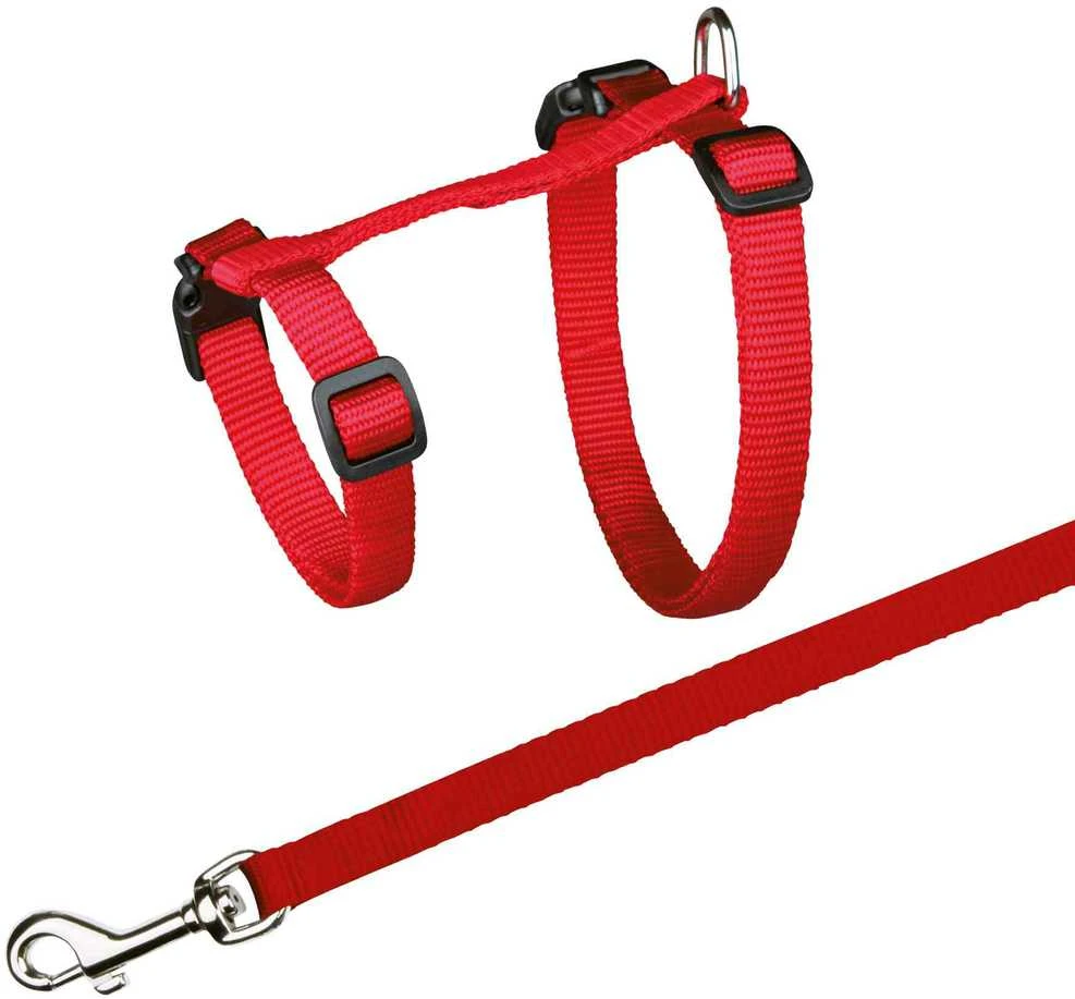 TRIXIE Kačių petnešos su pavadėliu, XXL, 34-57 cm-13 mm, 1.20 m
