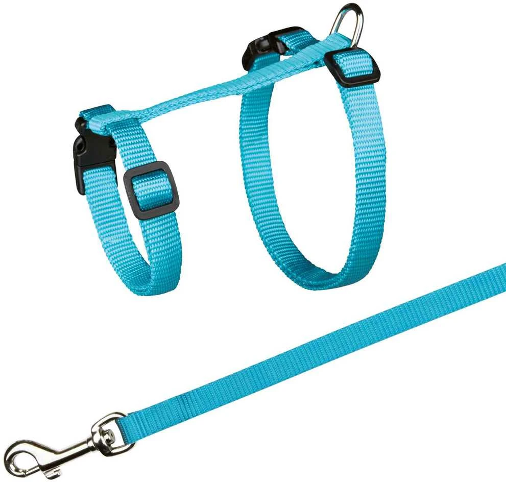 TRIXIE Kačių petnešos su pavadėliu, XXL, 34-57 cm-13 mm, 1.20 m