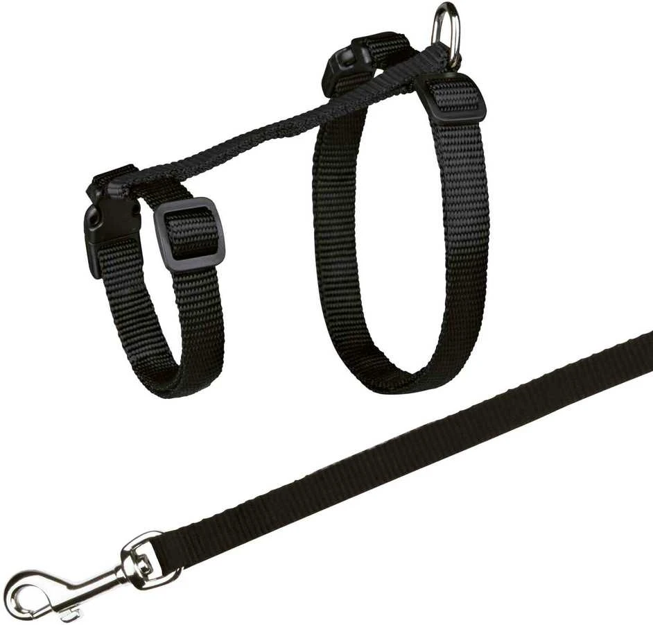 TRIXIE Kačių petnešos su pavadėliu, XXL, 34-57 cm-13 mm, 1.20 m