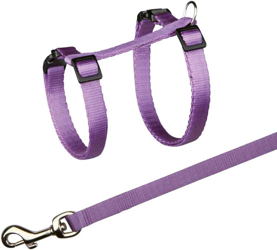 TRIXIE Kačių petnešos su pavadėliu, 27-45 cm-10 mm, 1.20 m