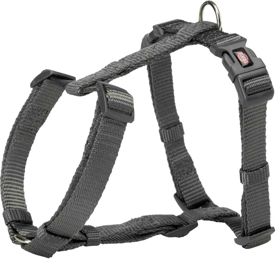 Trixie diržai Premium, L-XL: 75-120 cm/25 mm, grafitas