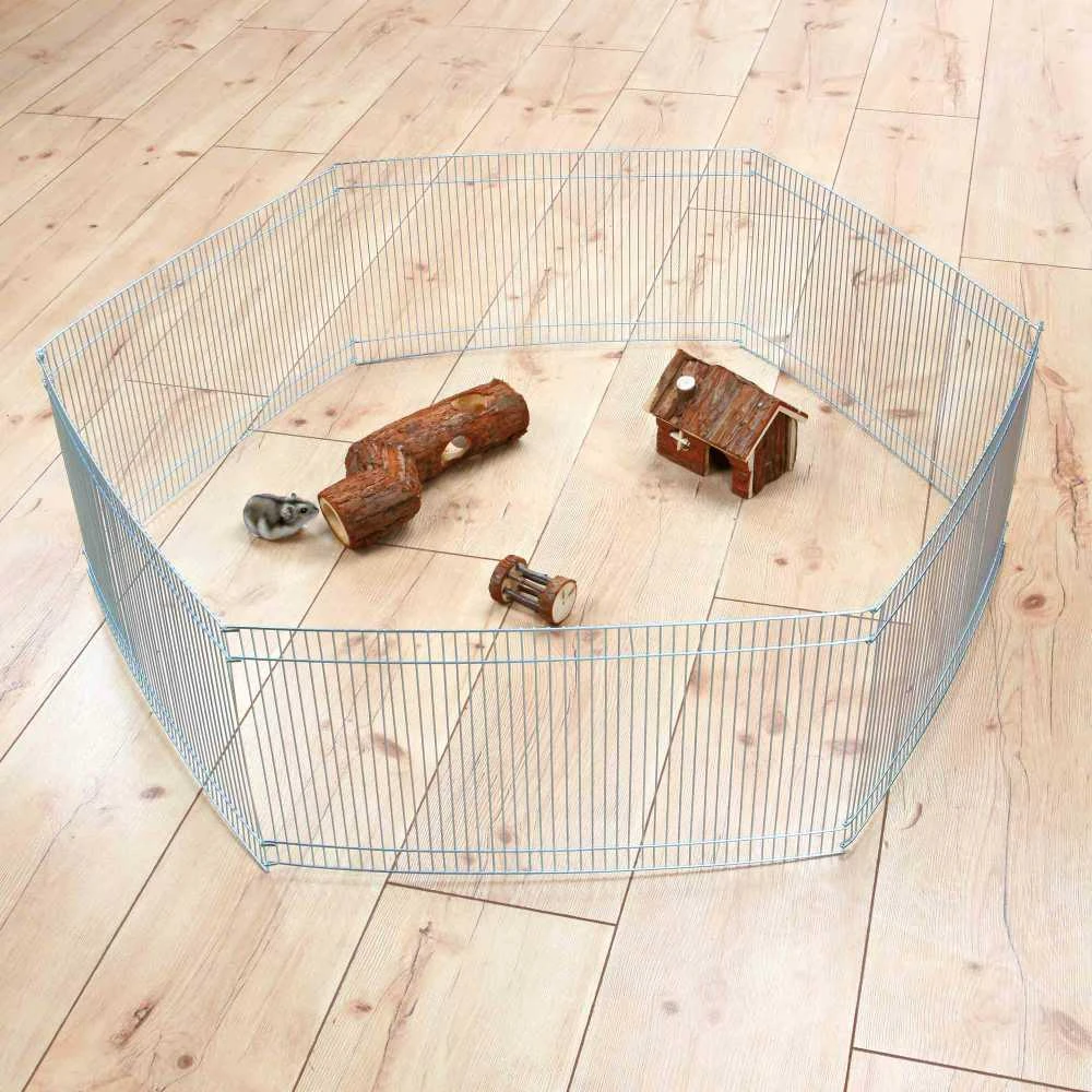 Trixie Graužikų tvorelė, metalinė, 6 dalių, 48x25 cm