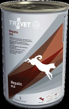 Drėgnas Šunų Maistas - TROVET Hepatic HLD vištiena 400g