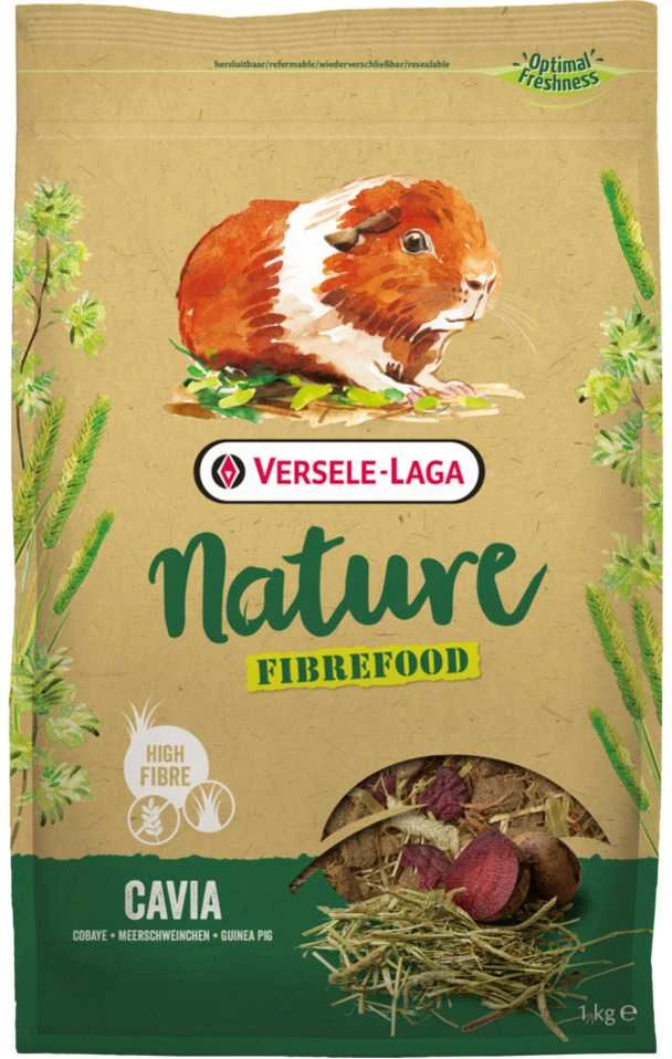 Versele-Laga Fiberfood Cavia Nature daug skaidulų turintis maistas jūrų kiaulytėms 1kg