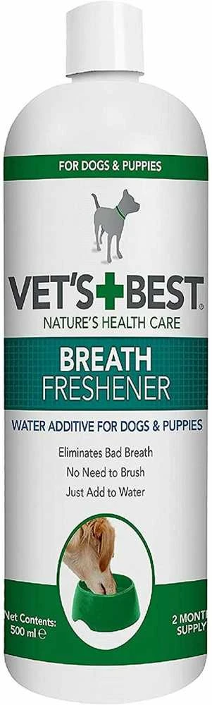 Vet's Best Breath Freshener skystis šunų dantų higienai, 500 ml