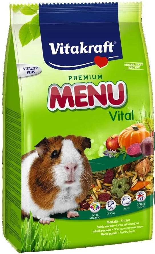 Vitakraft Chovex Sro MENU visavertis jūrų kiaulyčių pašaras, 1kg