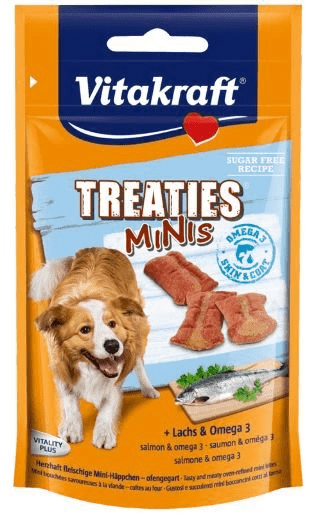 Šunų Skanėstai - Vitakraft Treaties Minis Lašiša 48 g
