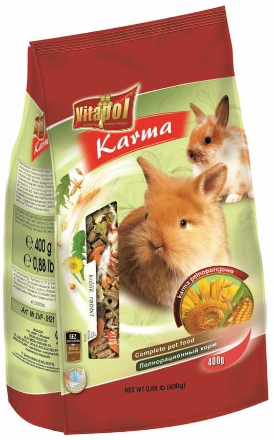 Vitapol visavertis pašaras triušiams 400g