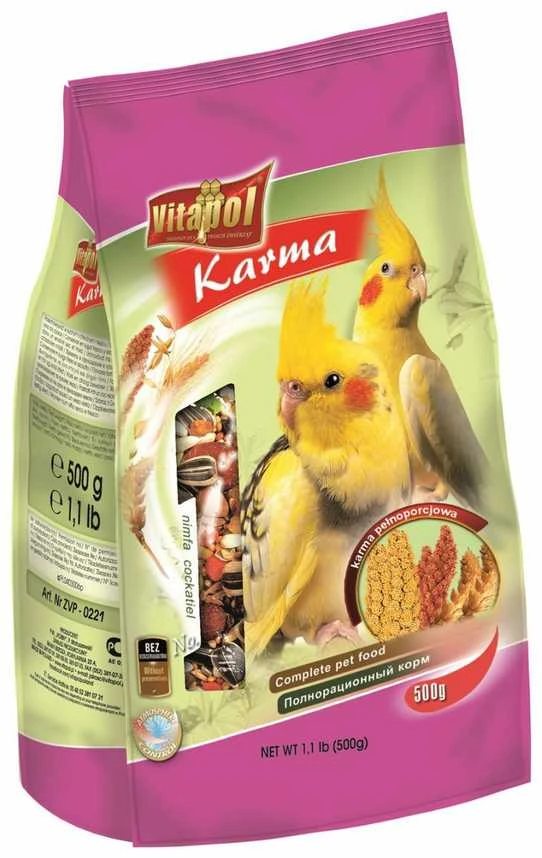 Vitapol visavertis lesalas papūgoms nimfoms 500g