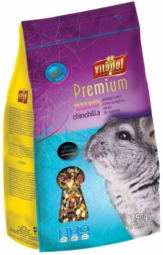 Vitapol Premium visavertis pašaras šinšiloms 750g