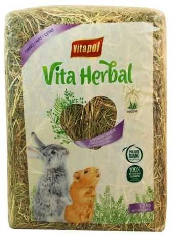 Vitapol natūralus šienas graužikams ir triušiams 1,2kg
