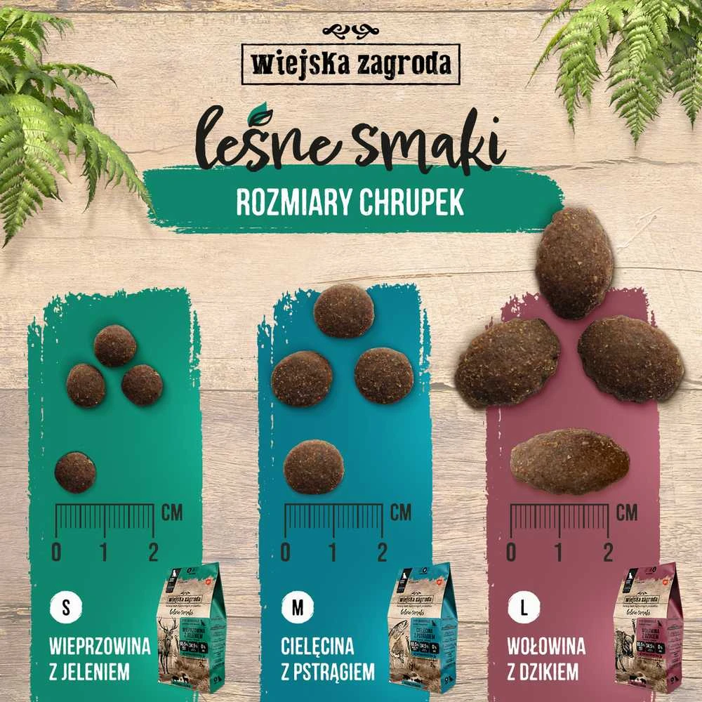 Šunų Maistas - Wiejska Zagroda Jautiena ir Šerniena 31% Baltymų 2kg