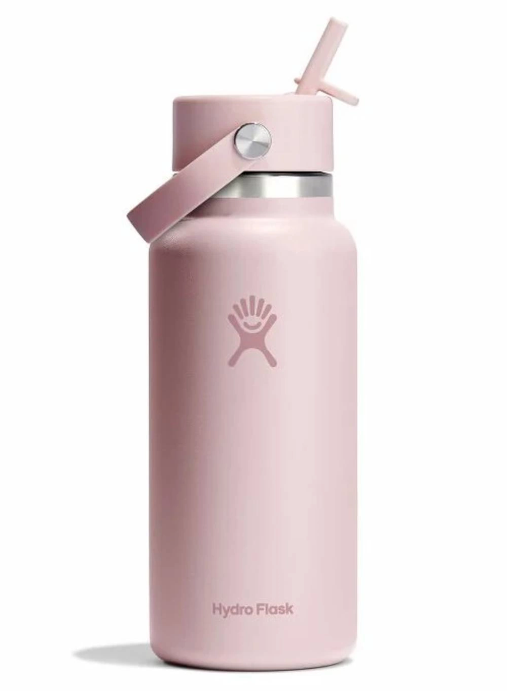 „Hydro Flask“ termosas su plačiu, lanksčiu šiaudiniu dangteliu „Trillium“ 0,946 l