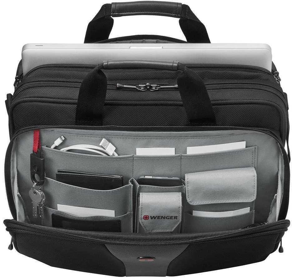 Rucksack for laptop WENGER legacy 600648 (16", juodos spalvos)
