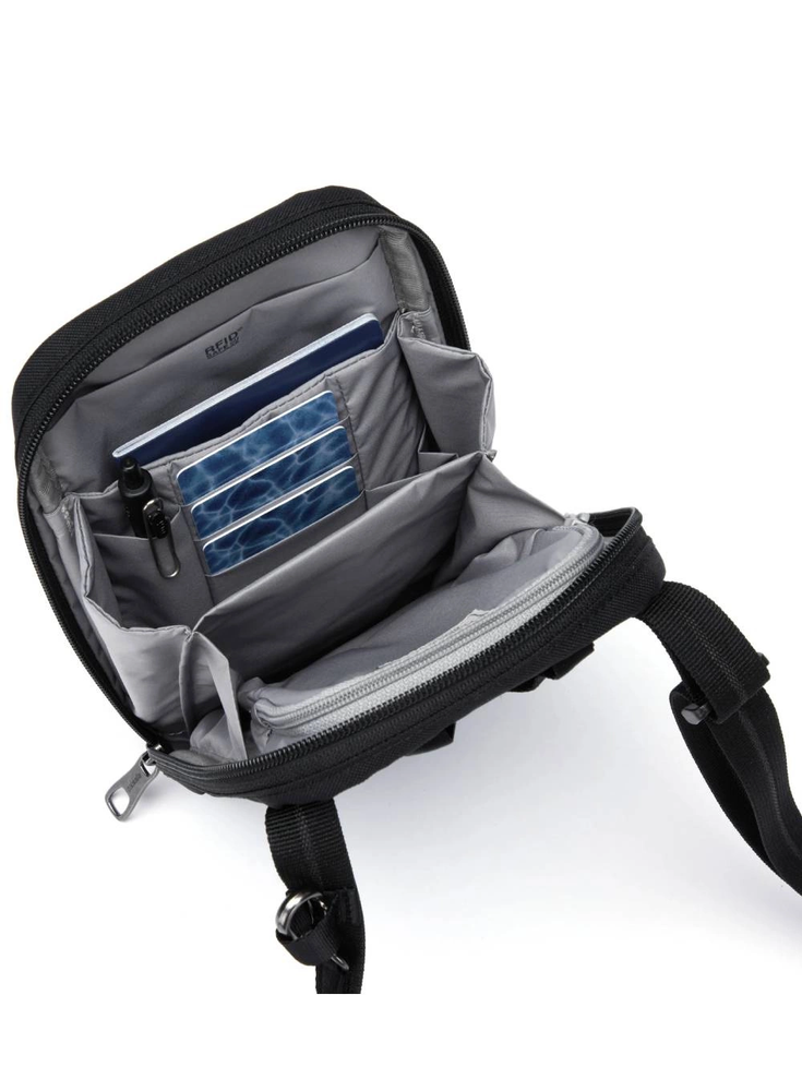 Pacsafe RFIDsafe Tech Crossbody juoda