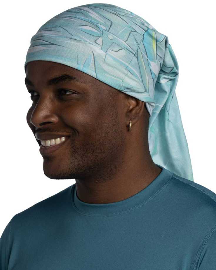 Bandana BUFF COOLNET UV® USTURE SEAGROVE Žalias one size