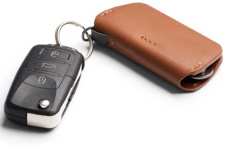 Bellroy Key Cover 3rd ed. - skórzane etui na klucze (caramel)