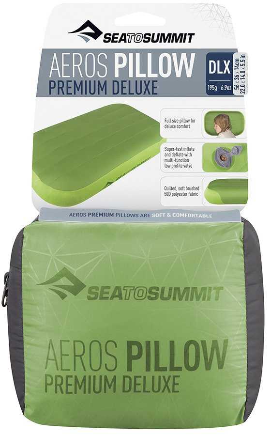 Pagalvė Sea To Summit Eros Premium Pillow Deluxe (Žalia)
